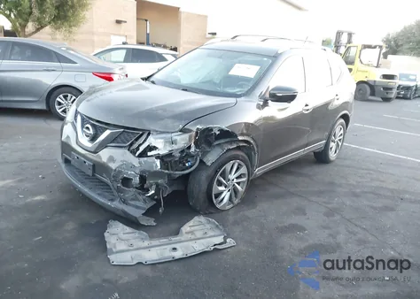 2015 Nissan Rogue Sl z USA, uszkodzony, nr VIN 5N1AT2MT6FC782402